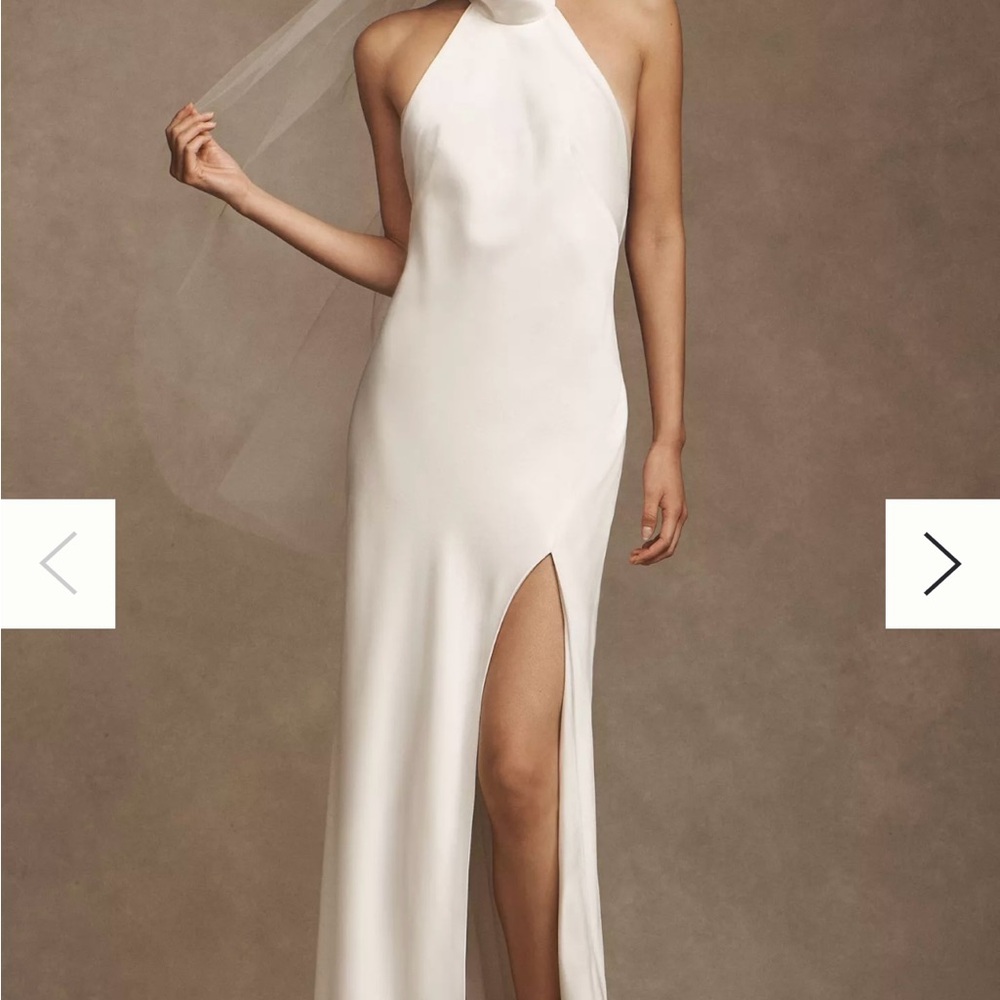 Jenny Yoo Ivory Halter Wedding Dress